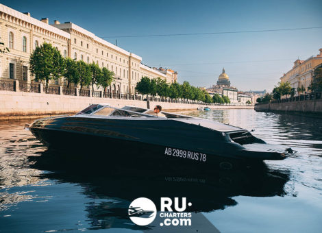 Аренда катера в Санкт Петербурге «black 266»