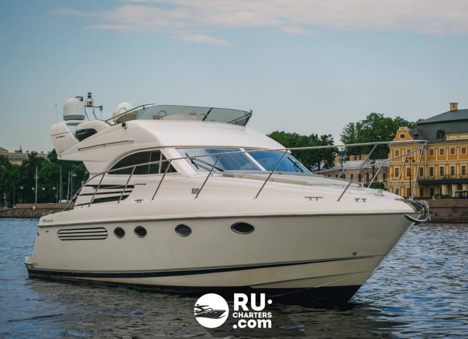 «fairline Phantom 40 ОКО» Аренда моторной яхты в СПб